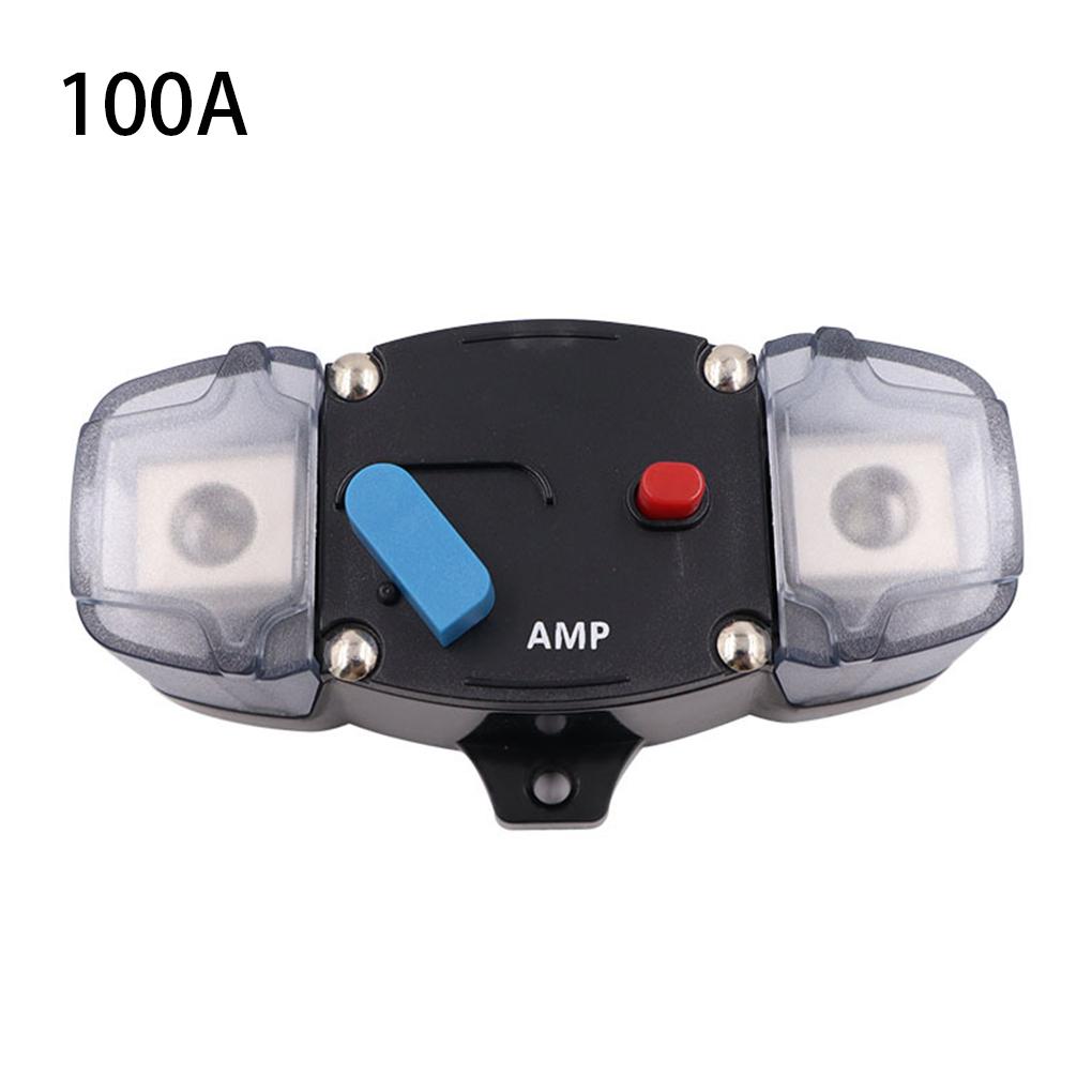 50A-300A Circuit Breaker Portable Resettable Short-circuit Protection Automobile Truck Security Fuse Accessories