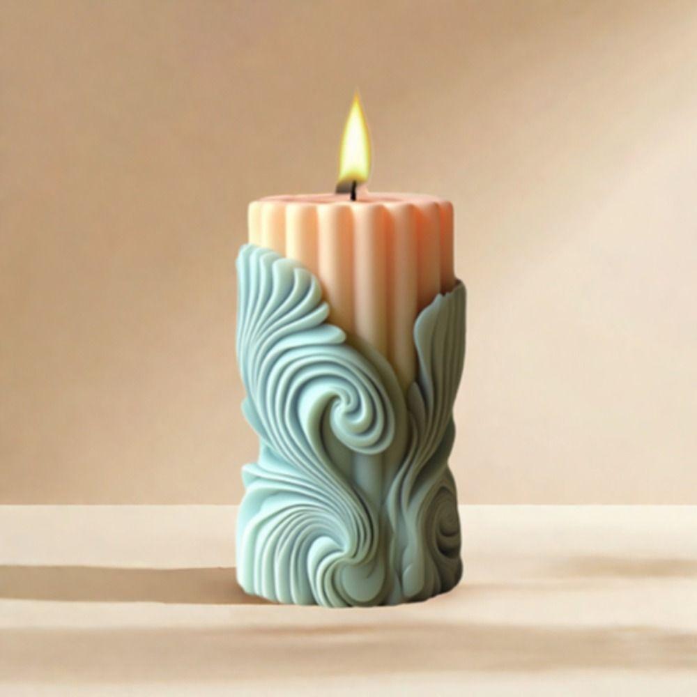 Matriță Rășină DIY Matriță Silicon Săpun Lumânare Parfumată Lumânare Cilindrică Matriță Decor Acasă
