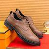 Formal Dress Brogue Shoes Mens Office Leather Shoes Gentlmen Business Luxury Classic Retro Fashion Lace-up Shoes Gentleman Shoes