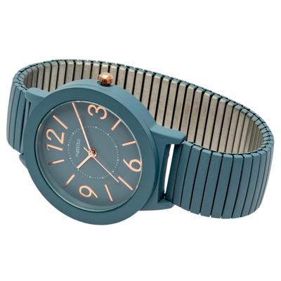 Women's Watch Analog Metal Band JABARA Belt Stainless Steel One Color Soft-J Blue JN040-3