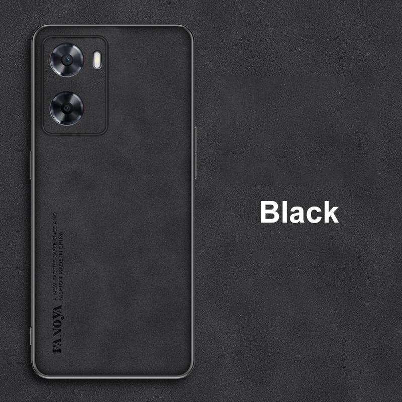 Luxury PU Leather Case For OPPO A57 4G A57S A57 S Cover Matte Silicone Shockproof Protection Phone Case For OPPO A77 5G A77S