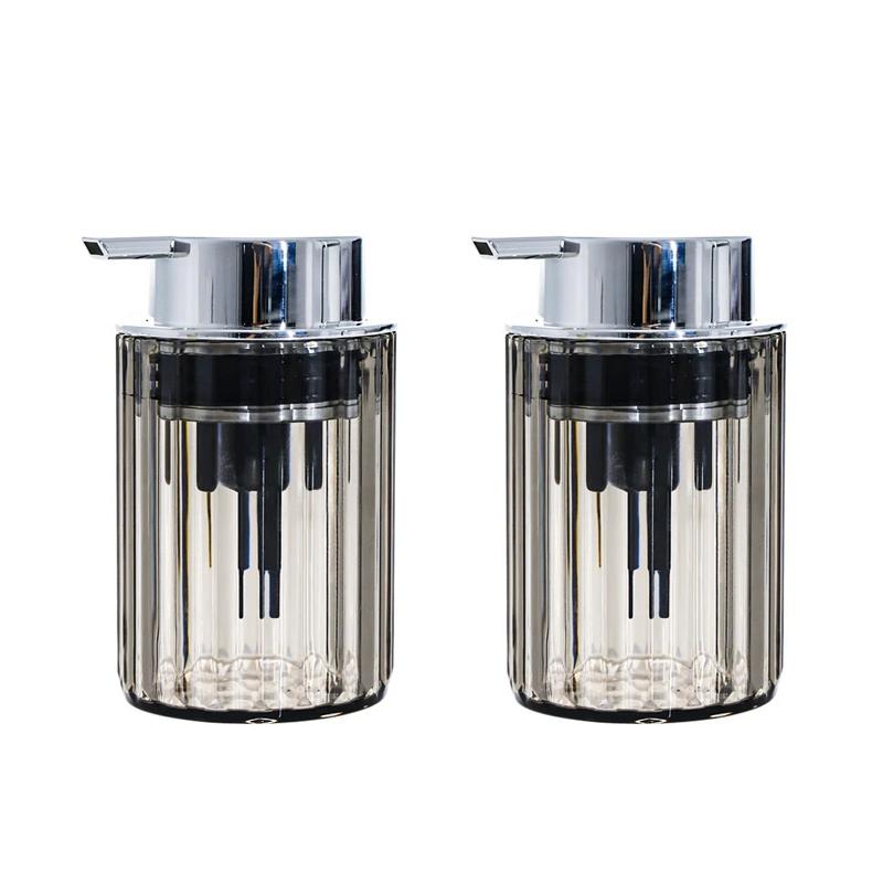 Push-type Soap Dispenser Plastic Press Foaming Bottle Shampoo Shower Gel Container Liquid Sparkling Bottle Bathroom Supplies
