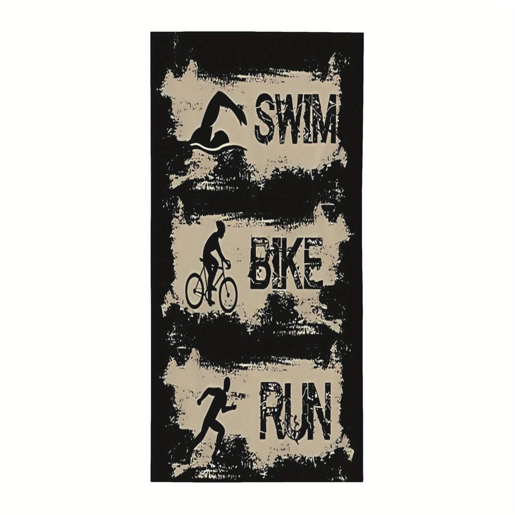 Sommer Strandtuch Sport Fitness Geschenk Matte für Fitnessstudio Pool Outdoor Dekor Heimdekor Schwimmen Radfahren Laufen Wasserdicht Reiseaccessoire