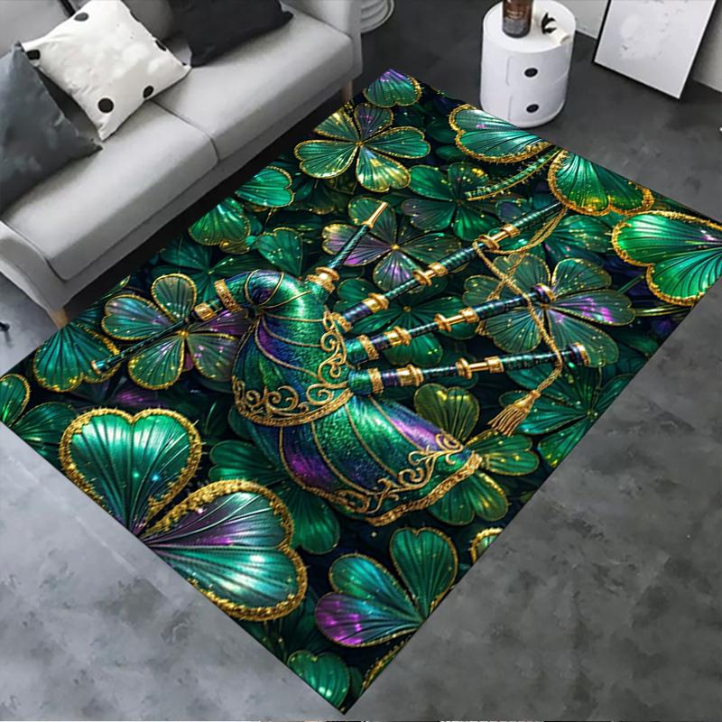 2025 New St.Patrick's Day Carpet Rug for Living Room Bedroom Home Sofa Decoration,Kids play Non-slip Floor Mat73