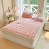 Winter Warm Plush Mattress Toppers Super Soft Single Double Foldable Milk Velvet Thicken Fitted Bed Sheet Bed Cover Tatami Mat