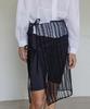 Hocus Pocus Lace Layered Skirt / Black