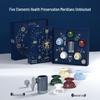 HEZHENG Fünf Elemente Gesundheitsgeschenkbox 2 CN-Stecker (Adapter enthalten)