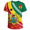 Ghana Nationa IndependenceDay 3D Printed T Shirt The Republic-of Ghana Emblem Flag Graphic Tee-shirts For Men Mens Clothing Tops