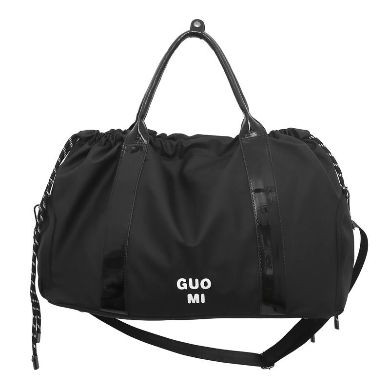 

New short-distance travel bag, men s handbag, business trip luggage bag, women s lightweight storage bag, large-capacity yoga fitness bag чорний