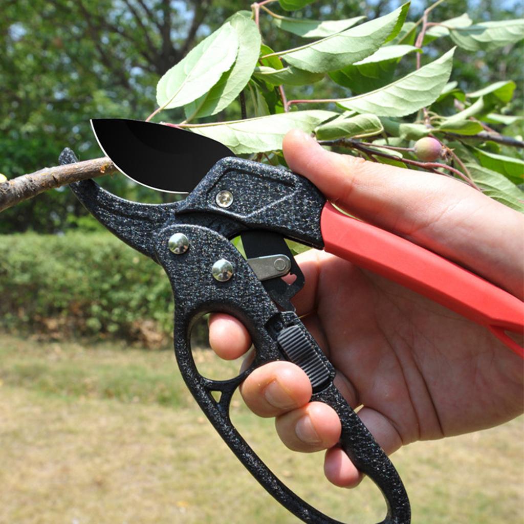 Pruning Shears Ergonomic Straight Handle Segmented Garden Pruner Aluminum Alloy Fruit Tree Branch Cutter