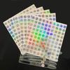 5 Sheet(1-500) Laser Number Sticker Label For Nail Polish Color Tips Display Marking Stickers Numbers Guide DIY Manicure Tools