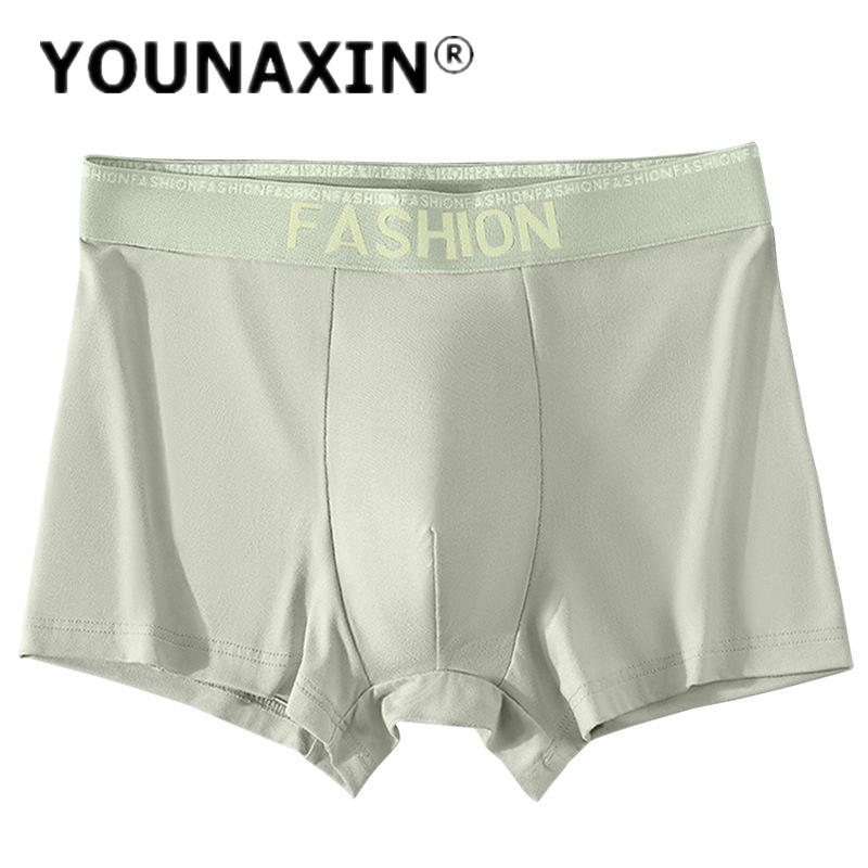 

Мужское нижнее белье большого размера, хлопковые трусы-боксеры, дышащие, большие шорты для мальчиков, сексуальные, свободные, размеры L XL 2XL 3XL 4XL 5XL 5XL зелёный