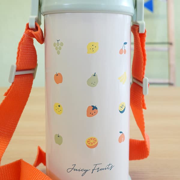 

Onishi Ken Seihan Nennefturm One-Touch Stainless Steel Bottle Fruits L YUH-3601