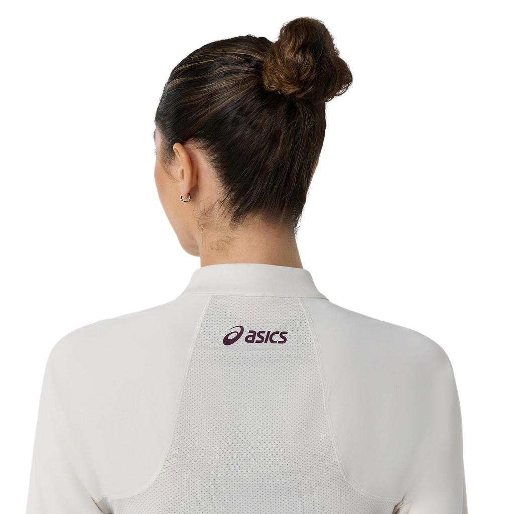 Tennis Shirt Size 250 Size L [ASICS] Women's Long-Sleeve 2042A461, (SOFT OAT),