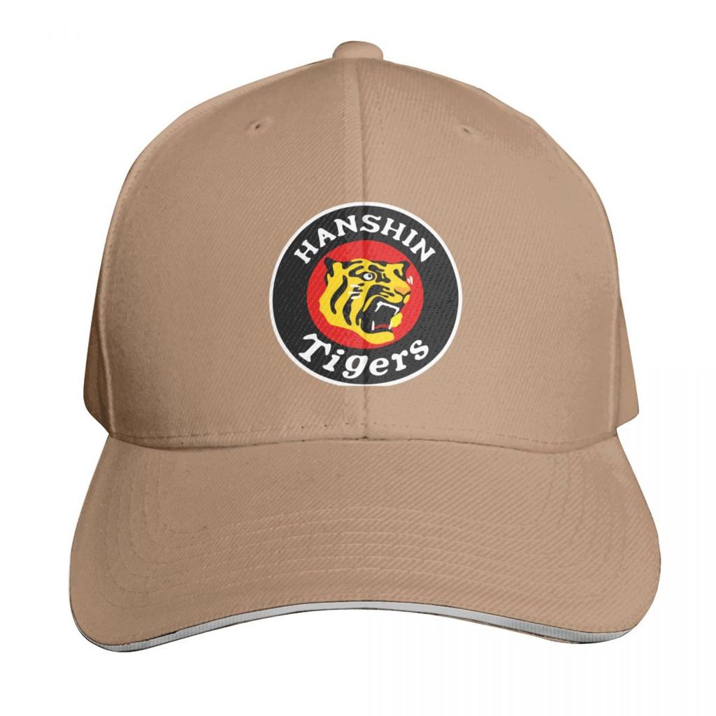 Vintage Hanshin Tigers Design Baseball Cap Adjustable Buckle Closure Moisture Wicking Quick Dry Curved Brim Classic Fit