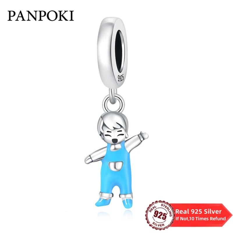 100% Authentic Copper Metal Metal Charm Bead Component Bead Components Boy and Girl Pendant Bead Component Charm Bead Components Compatible With High