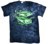 Bass Fishing T-shirt Tie Dye Tee Nature Wildlife T-shirts Gifts Clothing Apparel