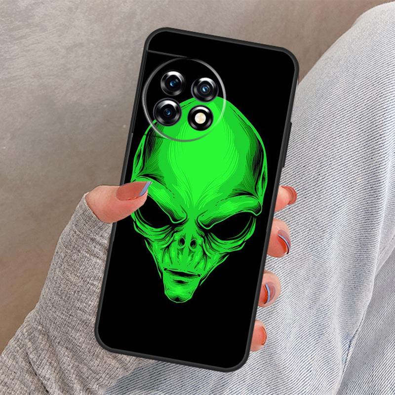 Alien Kawaii Art Cover For OnePlus Nord 4 3 CE 2 Lite N20 N10 N30 OnePlus 8T 10T 13 13R 12 12R 11 10 Pro Case