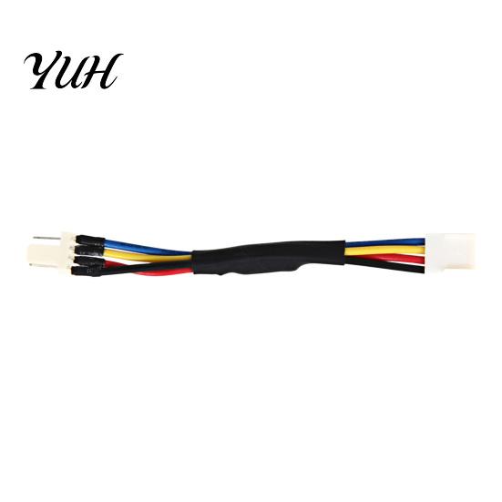 High Performance Fan Resistor Cable CPU Speed Reduction 4-Pin Male to Female PWM Temperature Control Computer Adapter Cord Noise Cooling Deceleration чёрный