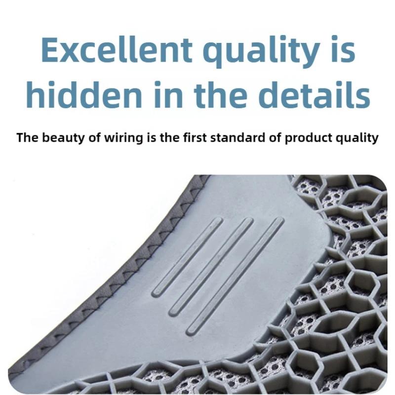 Car Seat Cushion Summer Lumbar Support Honeycomb Gel Ice Thread Seat Backrest Ventilation Breathable Car Cushion Accessories