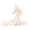 JELLYCAT Mythical Animal Series Jellycat/Animal Milky White Unicorn Soothing Doll Plush Doll 40cm High