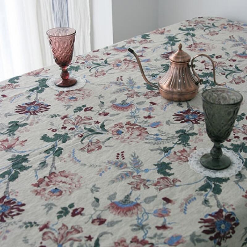 

Bicherin Linen Tablecloth (Rectangular for 2) 100x130 Bicherin Tablecloth 100x130