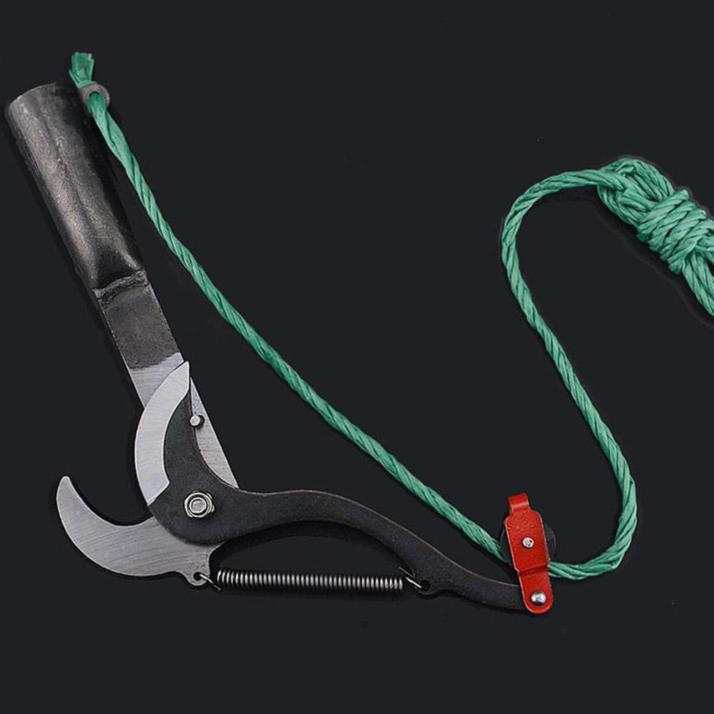 Manual Pruner High-Altitude Branch Scissors Extendable Fruit Tree Pruning Saw Cutter Garden Trimmer Tool With Rope Garden Shears