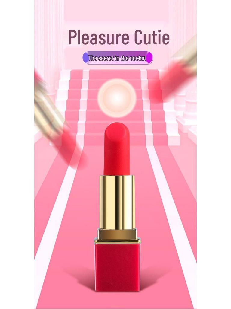 Women's Mini Lipstick Vibrator - Small AV Stick with Magnetic Attraction for Personal Pleasure
