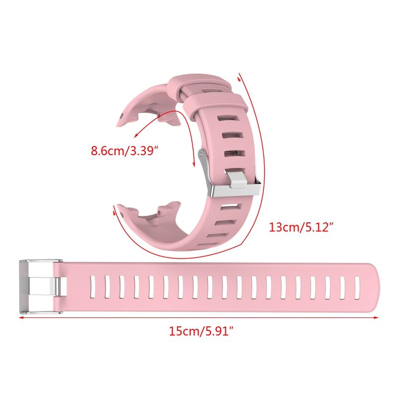 Quick Release Watch Support Loop Accessories Silicone Wristband Bracelet for SUUNTO-D4  Soft Straps