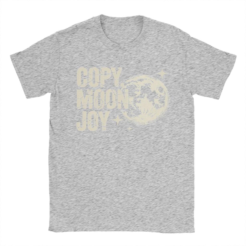 Vintage Copy Moon Joy Artemis II Lunar Mission TShirt for Unisex Round Collar Cotton T Shirts Short Sleeve Tee Shirt Clothes
