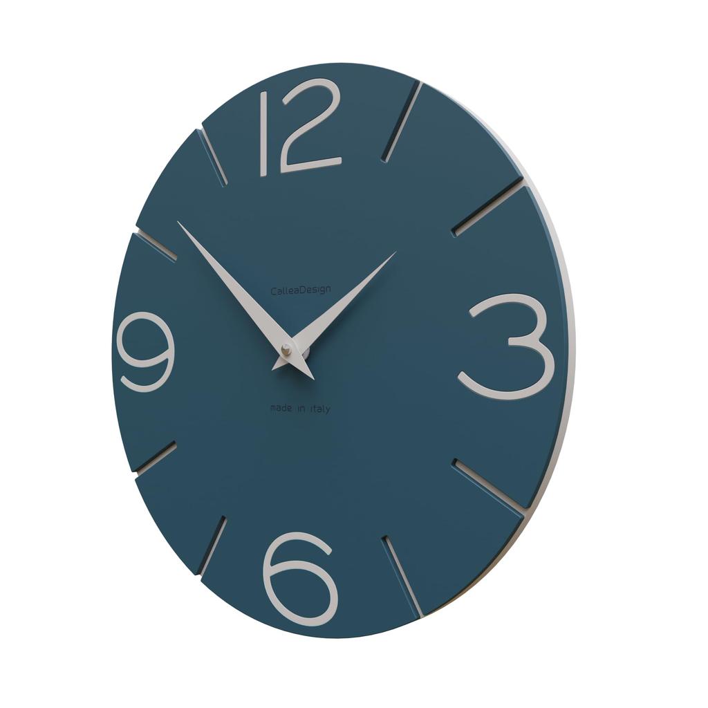 CalleaDesign SMILE Wall Clock Teal Sand