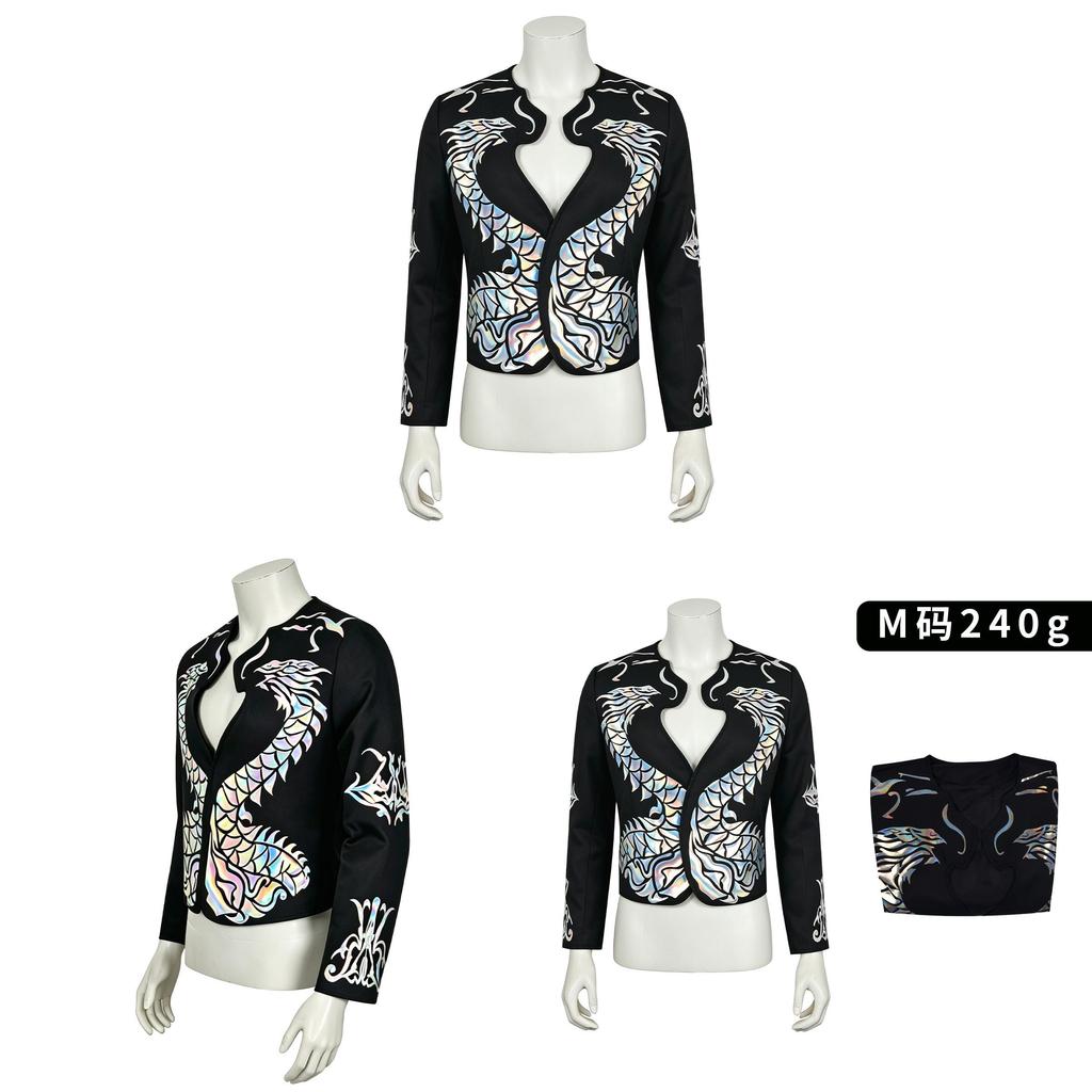 Michael Jackson Stage Costume Cosplay Suit With Uniform Fabric For Performance And Fan Events
