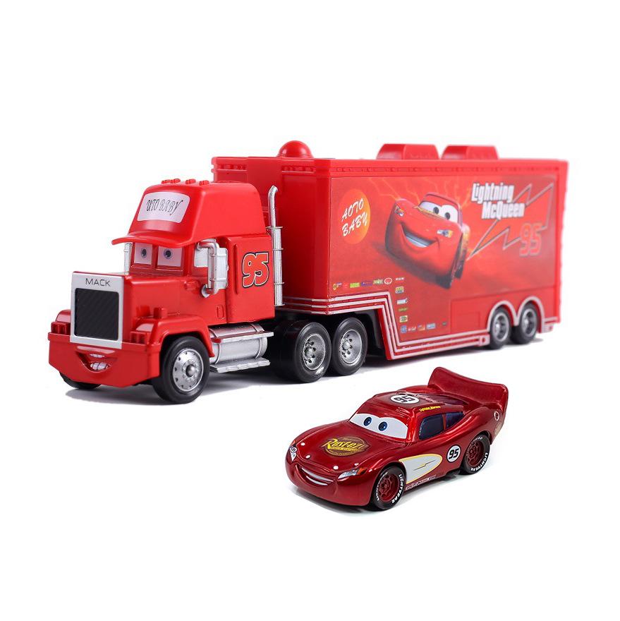 Mack Truck & Race Car Alloy Toy Set for Kids