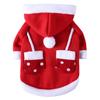 Haustier Hund Vierbeiner Kostüm Winter Weihnachtsoutfit Korallenfleece Hoodie Kleine Mittlere Große Hunde