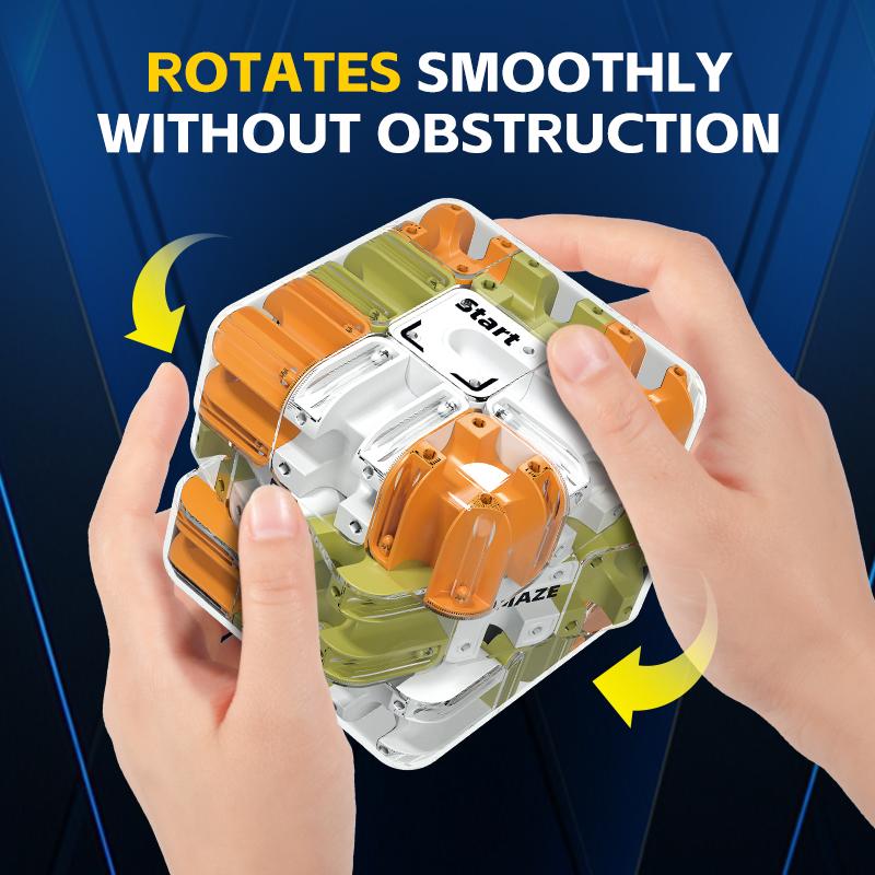 Non-Toxic Hot 3D Maze Magic Cube Fidget Toy Creative Anti-Stress Magic Cube Top Thinking Logical Puzzle Toy For Party Toys Christmas Gift