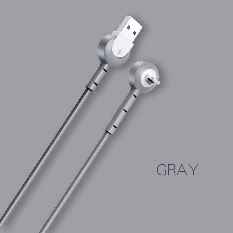 

Высококачественный держатель для телефона, кабель для передачи данных для Apple, Android, Type-c, USB-кабель для зарядки Gray,For iphone