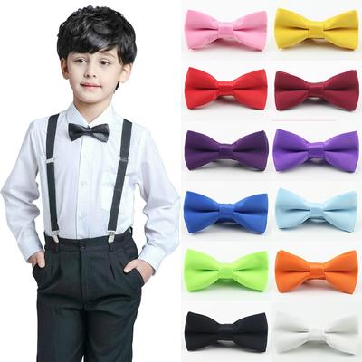 Men's Solid Color Bowtie Fashion Adjustable Tuxedo Classic Wedding Party Bow Tie