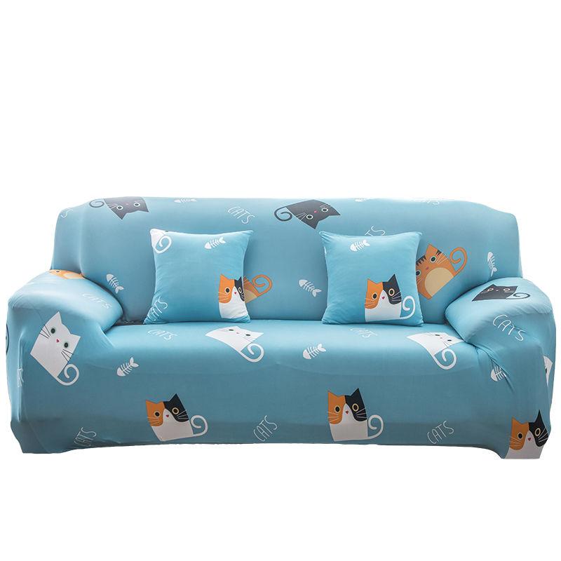 Elastic Floral Printed Sofa Covers for Living Room Strecth Case Pets Kids Anti-dust Big Sofa Slipcovers Couch Cover Chair Cover