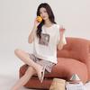 Women's 2026 Summer Cute Printed 100% Cotton Pajamas – Comfortable, Skin-Friendly, Wearable as Outerwear