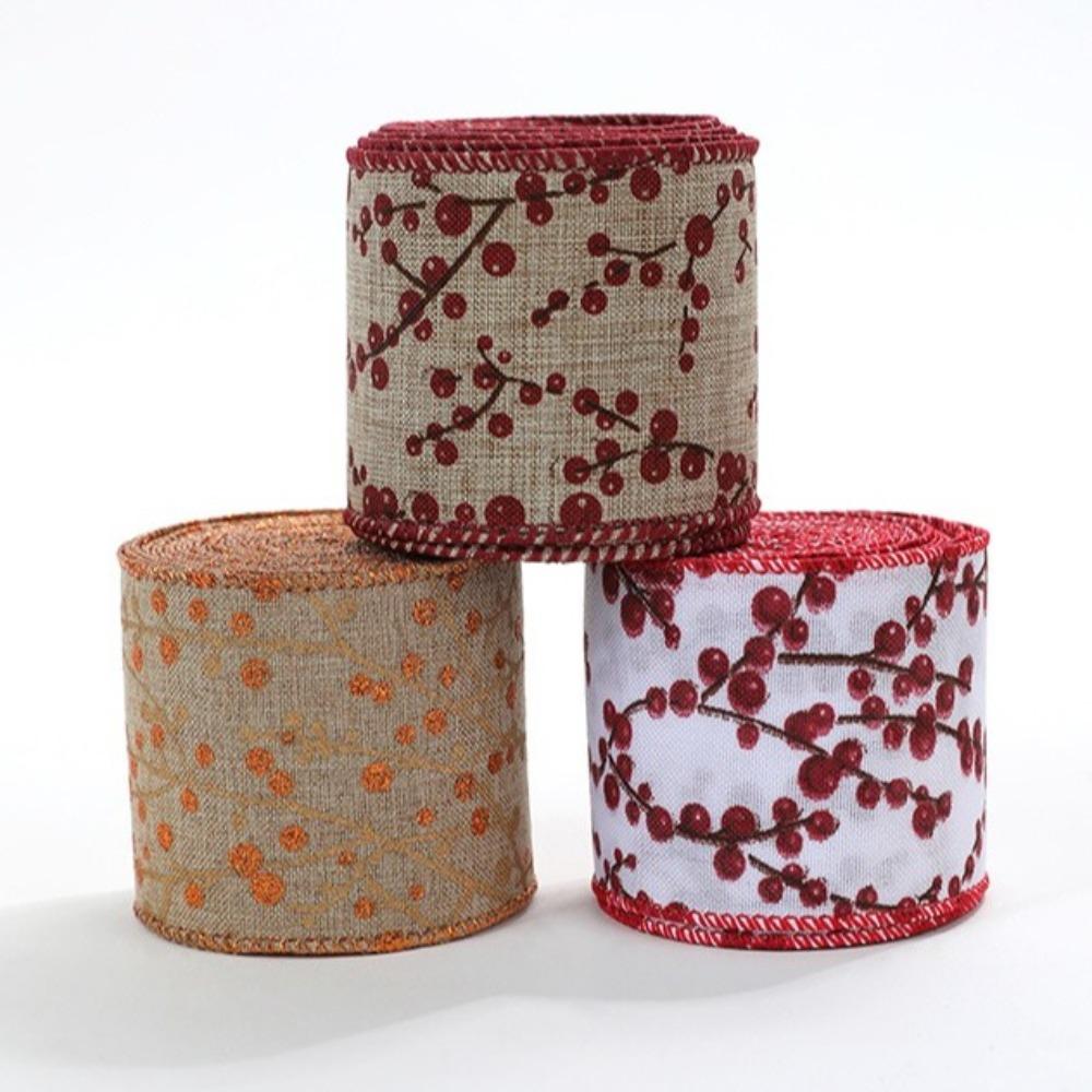 Weihnachtsgeschenk Weihnachtsband DIY Juteband Neues Stoffwirbelband