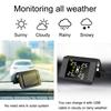 With 4 External or Built-in Sensors Temperature Warning Fuel Save LED Display Tyre Pressure Alarm Solar Power TPMS Car Tire Pressure Monitoring System