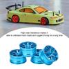 4Pcs RC Wheel Hub High Wear Resistance Aluminum Alloy Remote Control Car Accessories for 1Celsius10 Flat Sports Car