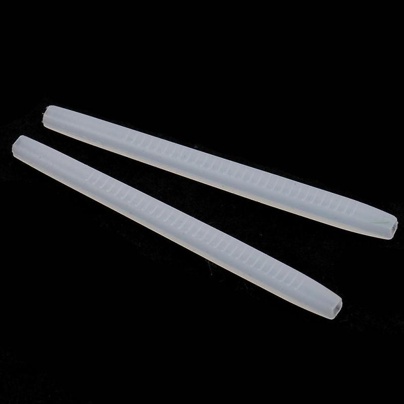 20 Pieces Silicone Eyeglasses Temple End Tips Ear Socks Tubes Replacement, Soft Comfortable Anti-Slip for Multiple Frames