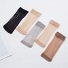 10 Pairs of Socks Ladies Summer Thin Anti-odour Short Stockings Anti-hooking Solid Colour Invisible Crystal Stockings