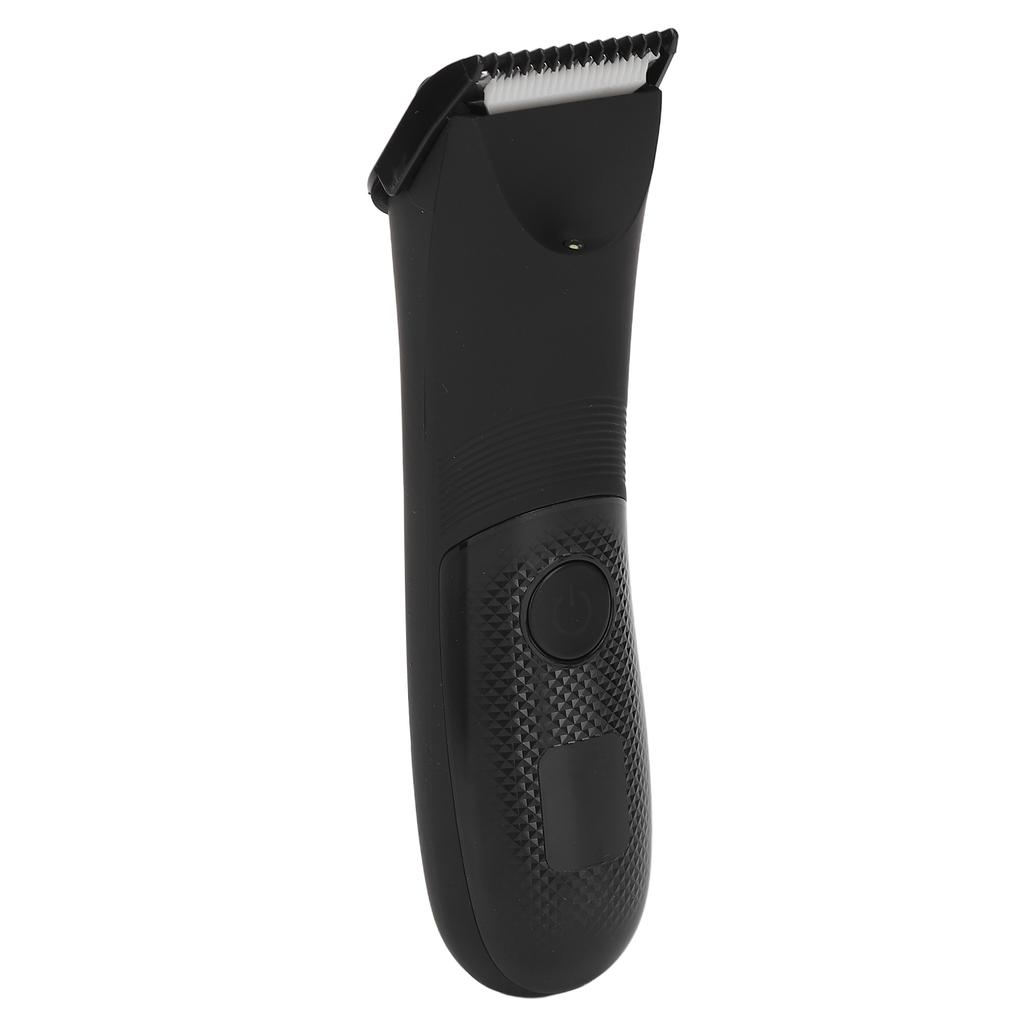 Electric Body Hair Clipper Ceramic Cutter Head USB Rechargeable Body Hair Trimmer for Men