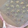 Tomoni & Moshil Gilded Chinese-Style Nail Art Stickers: Dreamy Pearl Fireworks Ornaments