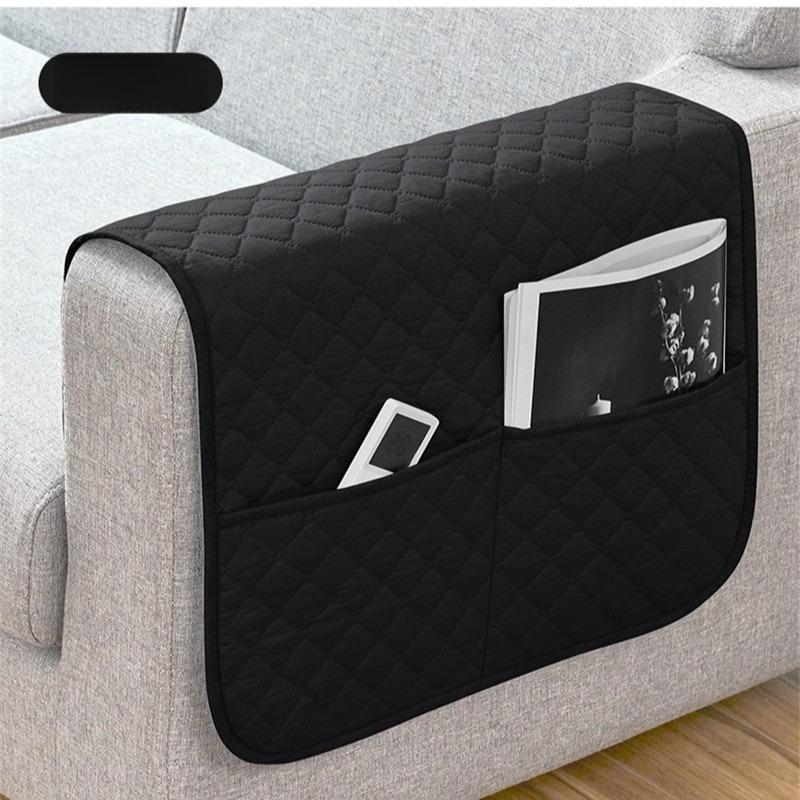 Cover For Sofa Armrest Waterproof Protector With Pockets Removable Anti-Dirty Couch Chair Arm Slipcovers Home