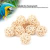 Sepak Takraw Toy   Rattan Safe and Harmless   Small Animal Chew Toy for