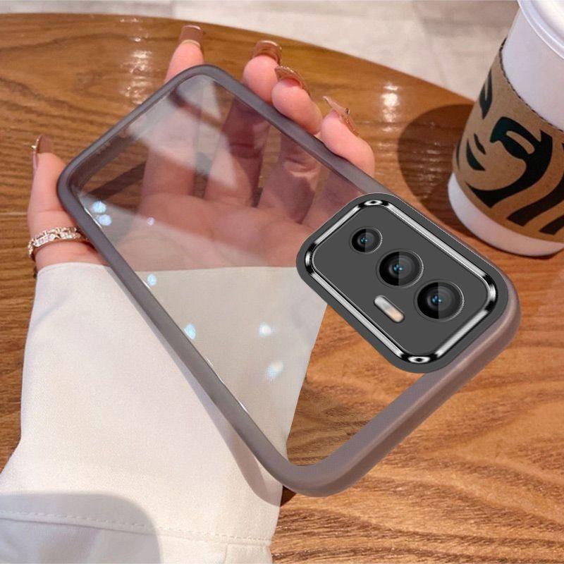 For Realme C65 4G Case Realme C65 Phone Case Realme C65 4G Cover RMX3910 Shookproof Plating Silicone Back Cover