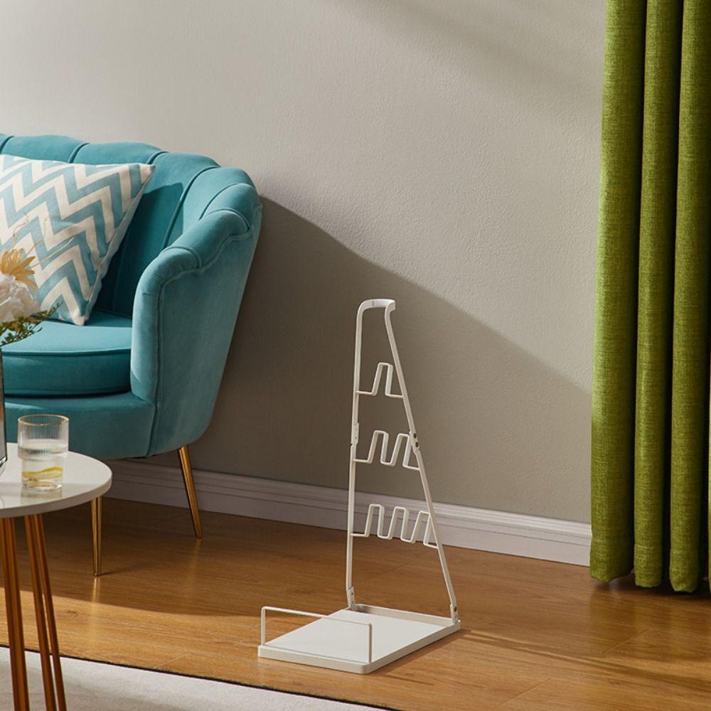 Vertical Vacuum Cleaner Storage Rack Stable Vacuum Holder Dust Collector Bracket  Kitchen Use